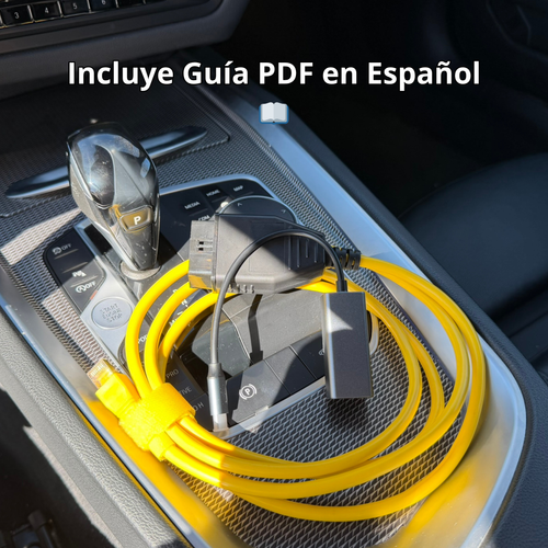 Pack Cable ENET + Adaptador OBD2 para BMW + Guía Codedrive