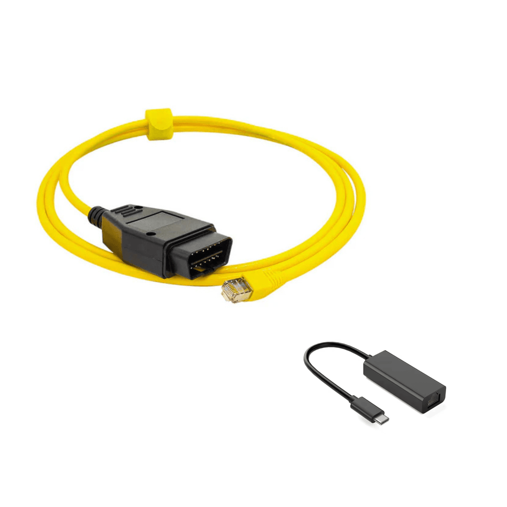 Pack Cable ENET + Adaptador OBD2 para BimmerCode y BMW + Guía Codedrive - CodeDrive